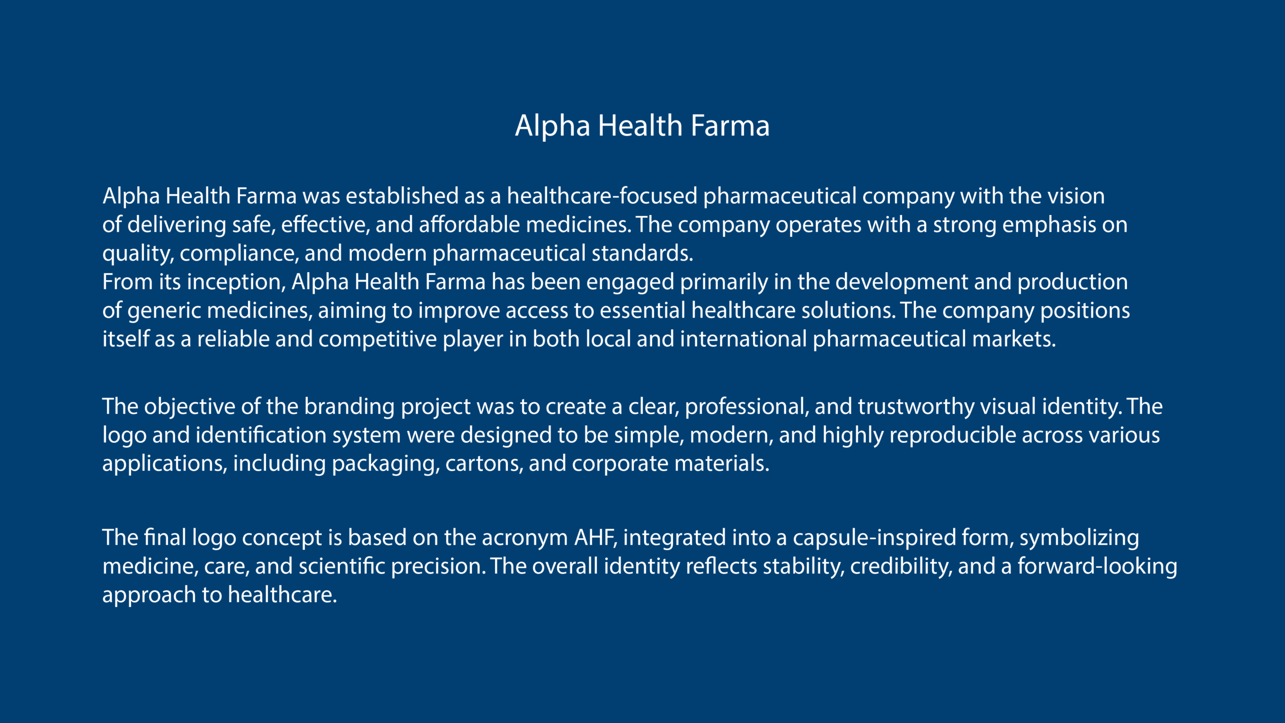 Alpha Health Farma Mission Statement