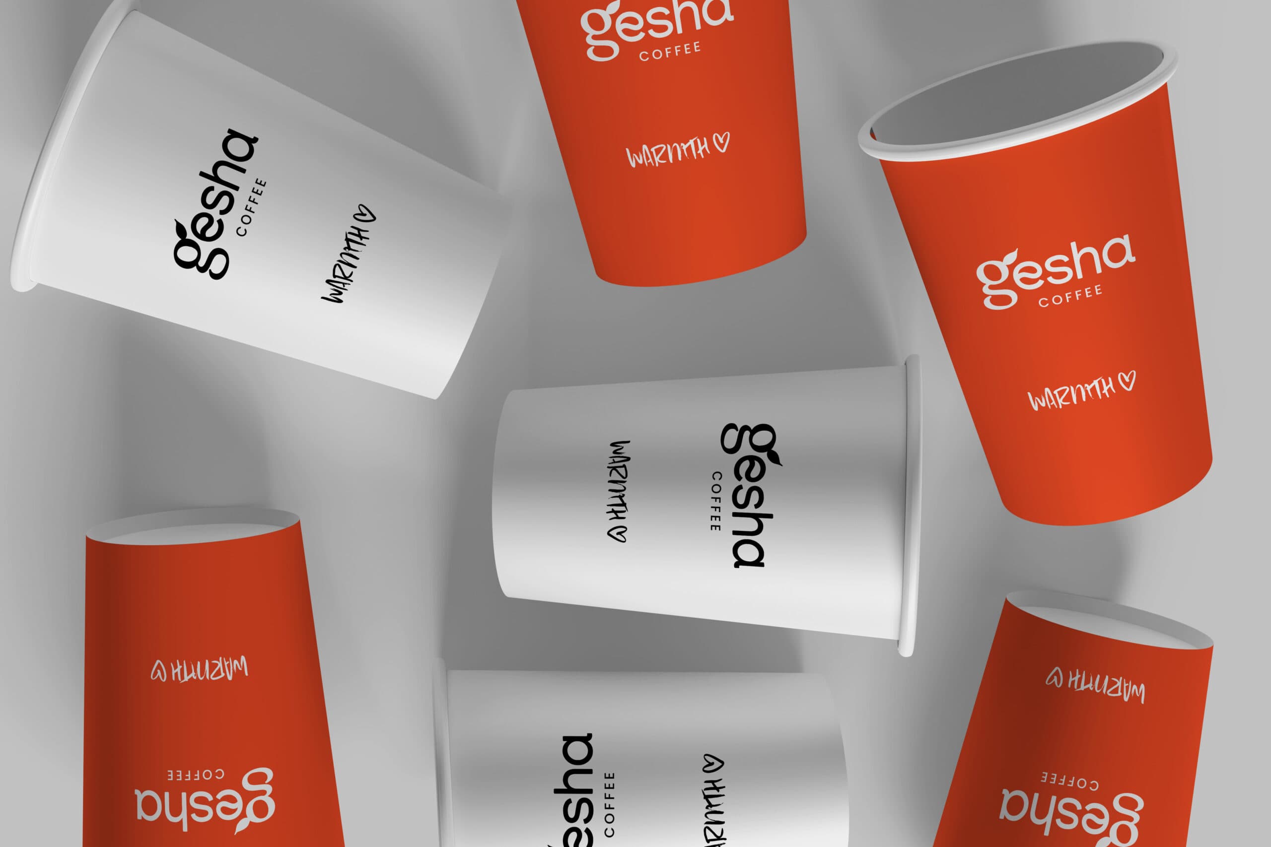 Dynamic Cups In Motion Mockup